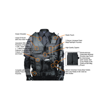 Load image into Gallery viewer, UTG PVC-V547BT 547 Law Enforcement Tactical Vest, Black