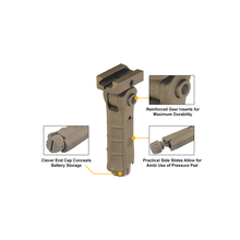Load image into Gallery viewer, UTG RB-FGRP170D Ambidextrous 5-pos Foldable Foregrip, Flat Dark Earth