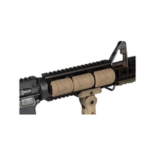 Load image into Gallery viewer, UTG RB-HP12D-B Low Profile Max Security Rubber Rail Guard, 12pcs, FDE