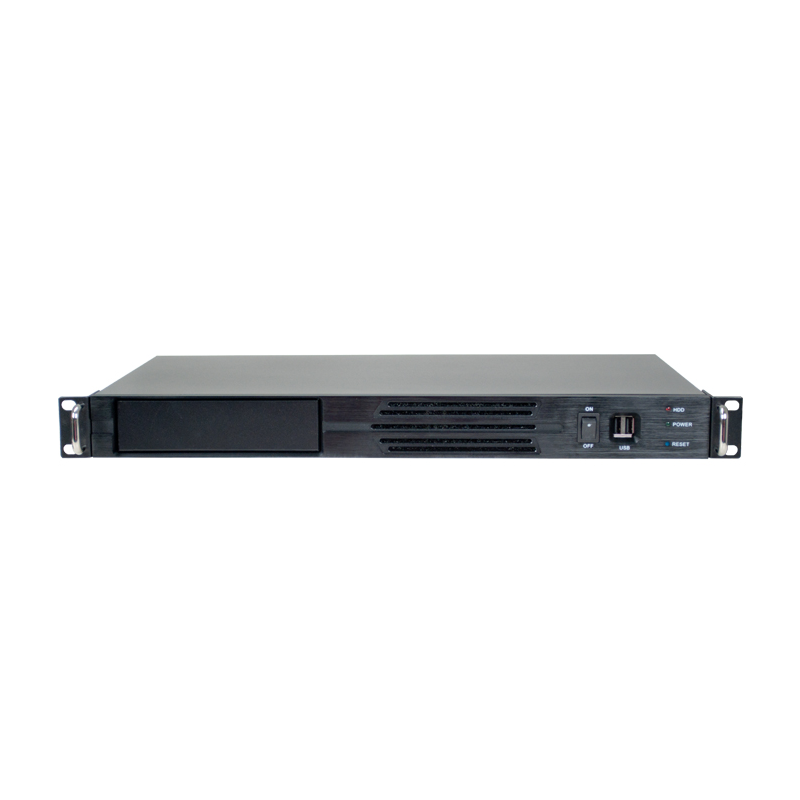 Athena Power RM-1U100D Black 1U Rackmount Server Case - Server Chassis