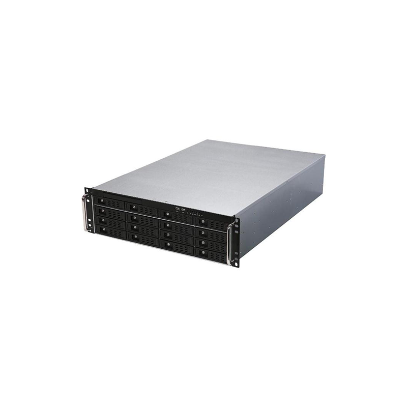 Athena Power RM-3U3163HE12   3U 16-Bay 12Gbps Mini-SAS E-ATX Rackmount Sever/Storage Chassis