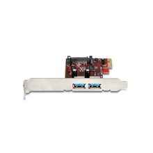 Load image into Gallery viewer, iStarUSA SAGE-PCIE-2U3 PCI Express 1x V2.0 (5.0Gbps) to 2-port USB3.0 (compatible with 2.0 and 1.0) host controller