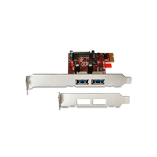 Load image into Gallery viewer, iStarUSA SAGE-PCIE-2U3 PCI Express 1x V2.0 (5.0Gbps) to 2-port USB3.0 (compatible with 2.0 and 1.0) host controller