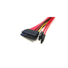 Load image into Gallery viewer, Bytecc SAS2927 Serial Attached SCSI (SAS) 29pin to 2x7pin Sata and Power Cord Cable
