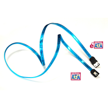 Load image into Gallery viewer, Bytecc SATA-336EO/UVB UV Blue Serial ATA III to e-SATA 6Gbps Cable, 36 Inches