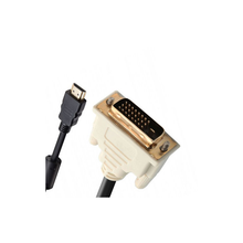 Load image into Gallery viewer, Syba SD-DVIHDMI-MM-6 6 ft DVI Dual Link to HDMI Male to Male Cable Gold Plated Connector