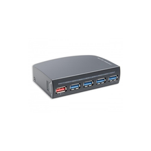 Load image into Gallery viewer, Syba SD-HUB20092 3.5" Drive Bay 4 Port USB 3.0 Hub with One Fast Charging Port