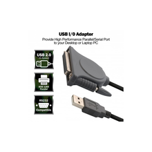 Load image into Gallery viewer, Syba SD-USB-DB25 USB 2.0 to Parallel DB25 Port Adapter Cable