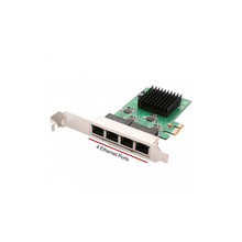 Load image into Gallery viewer, Syba SI-PEX24042 4 Port Gigabit Ethernet PCI-e x1 Network Interface Card