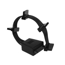 Load image into Gallery viewer, Silverstone CP06-E4 Super Flexible 4-in-1 SATA Power Adapter Cable
