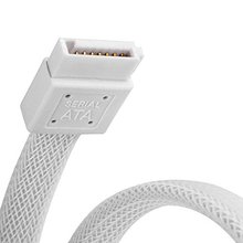 Load image into Gallery viewer, SilverStone CP07W SATA III Cable with Locking Mechanism