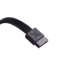 Load image into Gallery viewer, Silverstone CP10 Sleeved Slim-SATA to SATA Adapter Cable