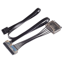 Load image into Gallery viewer, SilverStone CP13 Power + SATA Data Connector to Combined SATA 22 Pin Power &amp; Data Sata Connector