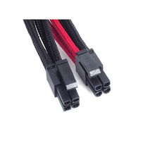 Load image into Gallery viewer, Silverstone PP07-EPS8BR Sleeved Extension Power Supply Cable