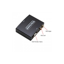 Load image into Gallery viewer, Syba SY-ADA31049 VGA HD15 + Stereo RCA to HDMI 1.3 converter box