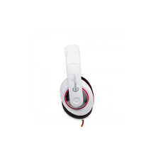Load image into Gallery viewer, Syba SY-AUD63111 Over the Ear Red and Black Stereo Wired Headphone with In-Line Microphone