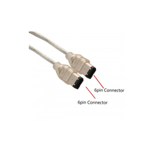 Load image into Gallery viewer, Syba SY-CAB-F6 6 ft 1394A 6-pin to 6-pin Cable
