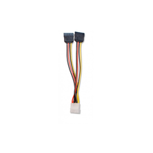 Load image into Gallery viewer, Syba SY-CAB40007 5" Molex to Dual SATA Power Connector Cable