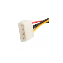 Load image into Gallery viewer, Syba SY-CAB40018 12" Molex to Dual SATA Right Angle Power Cable