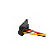 Load image into Gallery viewer, Syba SY-CAB40018 12" Molex to Dual SATA Right Angle Power Cable