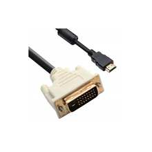 Load image into Gallery viewer, Syba SY-DVIHDMI-MM30 30 ft DVI Dual Link (24+1) to HDMI Male-Male Cable, Gold Plated