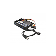 Load image into Gallery viewer, Syba SY-HUB20211 4 port USB 3.0 Hub Panel for 3.5" Floppy Bay