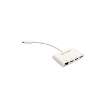 Load image into Gallery viewer, Syba SY-HUB50089 USB Type-C to USB 3.0 Hub with Gigabit Ethernet
