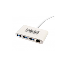 Load image into Gallery viewer, Syba SY-HUB50089 USB Type-C to USB 3.0 Hub with Gigabit Ethernet