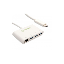 Load image into Gallery viewer, Syba SY-HUB50089 USB Type-C to USB 3.0 Hub with Gigabit Ethernet