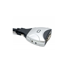 Load image into Gallery viewer, Syba SY-KVM20075 2 Port DVI KVM Switch with USB 2.0 and Audio Support