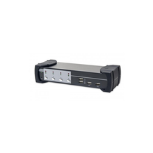 Load image into Gallery viewer, Syba SY-KVM20107 4 Port VGA KVM Switch with USB 2.0, Speaker, Microphone, Printer and Thumb Drive Support