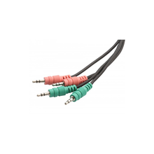 Load image into Gallery viewer, Syba SY-KVM20107 4 Port VGA KVM Switch with USB 2.0, Speaker, Microphone, Printer and Thumb Drive Support