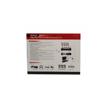 Load image into Gallery viewer, Syba SY-KVM20107 4 Port VGA KVM Switch with USB 2.0, Speaker, Microphone, Printer and Thumb Drive Support