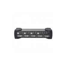 Load image into Gallery viewer, Syba SY-KVM20108 4 Port DVI and USB 2.0 KVM Switch with Audio support
