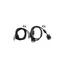 Load image into Gallery viewer, Syba SY-KVM20108 4 Port DVI and USB 2.0 KVM Switch with Audio support