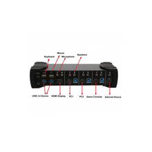 Load image into Gallery viewer, Syba SY-KVM31036 4 Port HDMI 1.3 KVM Switch with USB 3.0, audio and MHL Support