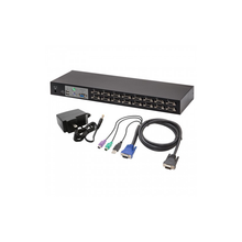 Load image into Gallery viewer, Syba SY-KVM50084 16 Port USB PS/2 Combo KVM Switch