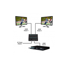 Load image into Gallery viewer, Syba SY-SPL31043 Mini 2 Port HDMI 1.3 Splitter 1 in 2 Out