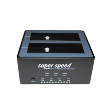 Load image into Gallery viewer, Bytecc T-305 Super Speed USB 3.0 &amp; eSATA to Dual SATA III Docking Station with Stand Alone Duplicator