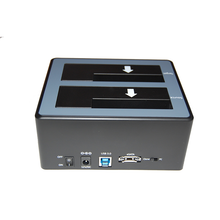 Load image into Gallery viewer, Bytecc T-305 Super Speed USB 3.0 &amp; eSATA to Dual SATA III Docking Station with Stand Alone Duplicator