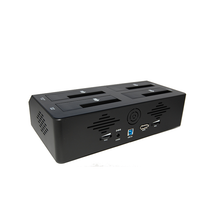 Load image into Gallery viewer, Bytecc T-400 USB 3.0 &amp; eSATA to 4 Bay SATA Docking with Stand Alone 1:3 HDD/SSD Duplicator