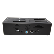 Load image into Gallery viewer, Bytecc T-400 USB 3.0 &amp; eSATA to 4 Bay SATA Docking with Stand Alone 1:3 HDD/SSD Duplicator