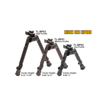Load image into Gallery viewer, UTG TL-BP01 Heavy Duty Recon 360 Bipod, Cent Ht: 6.69"-9.12"