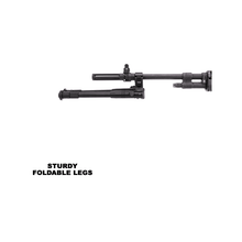Load image into Gallery viewer, UTG TL-BP08S-A New Gen Reinforced Clamp-on Bipod, Cent Ht 8.7"-10.2"