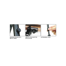 Load image into Gallery viewer, UTG TL-BP69S New Gen High-pro Shooters Bipod, Rubber Feet, 8.7"-10.6"