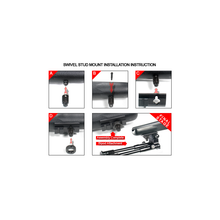 Load image into Gallery viewer, UTG TL-BP69S New Gen High-pro Shooters Bipod, Rubber Feet, 8.7"-10.6"