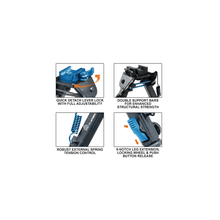 Load image into Gallery viewer, UTG TL-BP99Q Super Duty Bi-pod with QD Lever Mount, Height 8.0"-12.8"