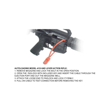 Load image into Gallery viewer, UTG TL-GLK01 Firearm Cable Lock F5.3mmX15", California DOJ Approved