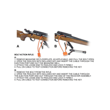 Load image into Gallery viewer, UTG TL-GLK01 Firearm Cable Lock F5.3mmX15", California DOJ Approved