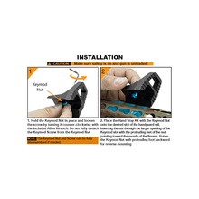 Load image into Gallery viewer, UTG TL-HS02B Super Slim Keymod Hand Stop/ Barricade Rest Kit - Black